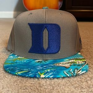 Used Top of the World Duke Blue Devils Adjustable Flat Brim Hat